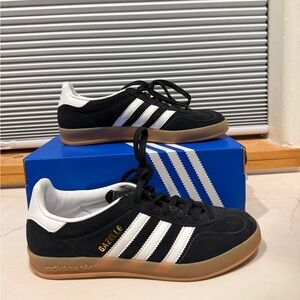 Adidas Gazelle Black and White Sneakers